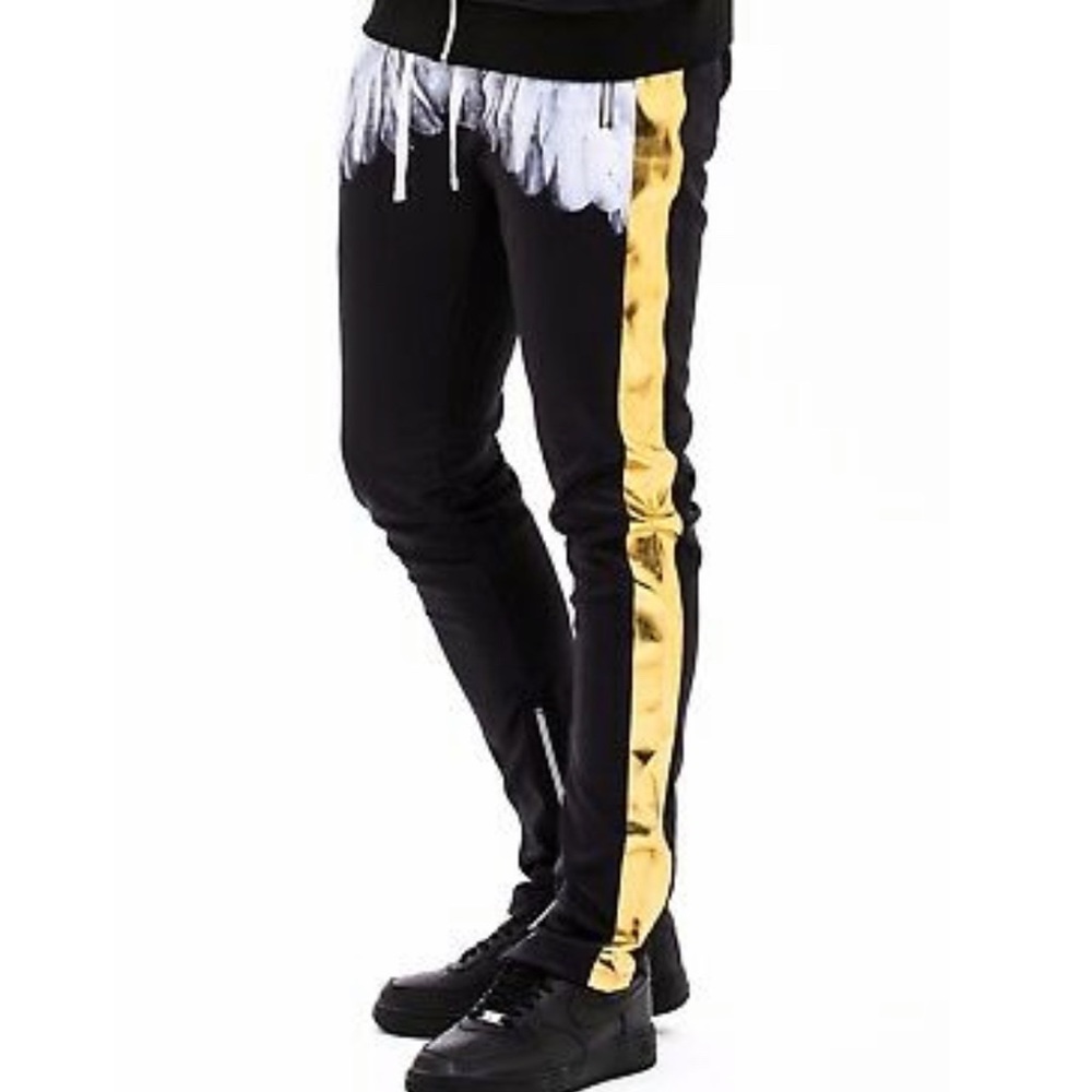 Hudson outerwear Men's Side Zipper Track Pants